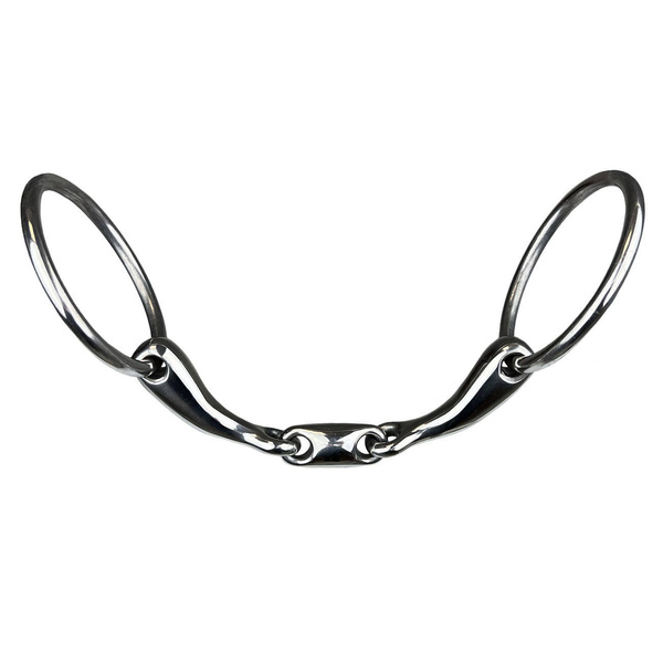 Wędzidło zwykłe anatomiczne York - podwójnie łamane 18 mm