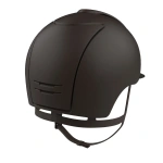 Kask jeździecki KEP Italia Cromo 2.0 Brown Textile Chrome Grille