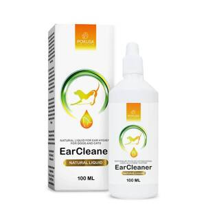 Łagodny płyn do higieny uszu dla psów i kotów Pokusa Green Line Ear Cleaner