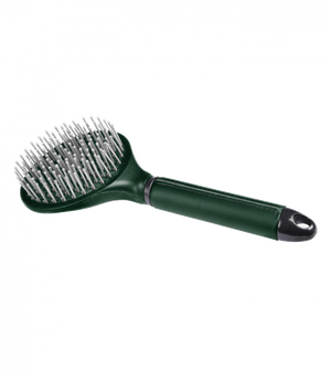 Szczotka do grzywy z rączką ze syntetycznej skóry Waldhausen