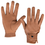 Rękawiczki jeździeckie QHP Leather Pro