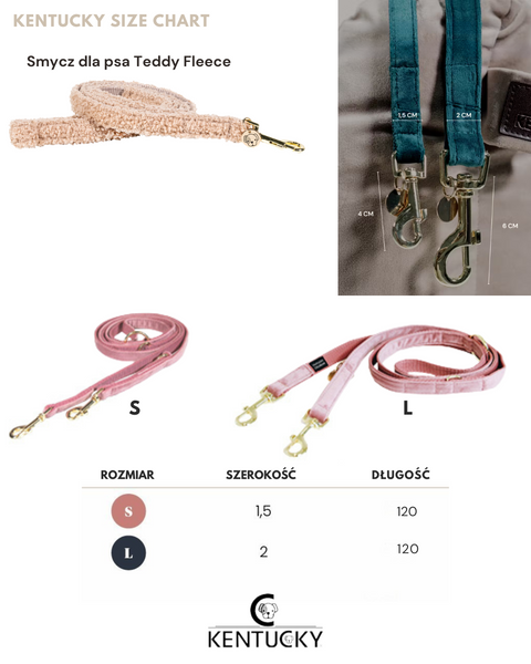 Smycz dla psa Kentucky Dogwear Teddy - 120 cm