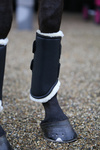 Ochraniacze ujeżdżeniowe z futrem Kentucky Horsewear Turnout Boots Leather - przody