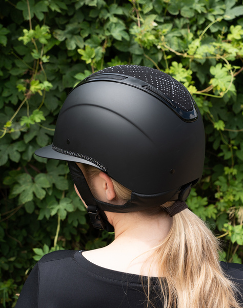 Kask jeździecki z szerokim daszkiem Fair Play EQUILEUS STELLIFY MATT