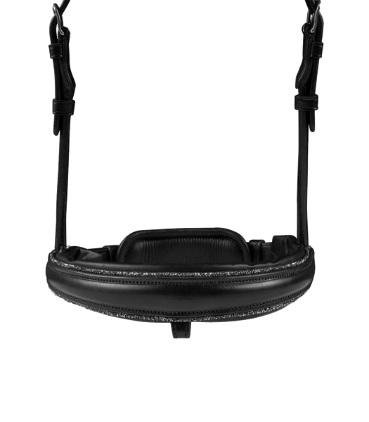 Ogłowie z nachrapnikiem szwedzkim Waldhausen S-Line Glamour