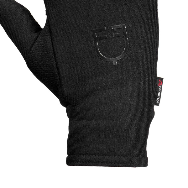 Zimowe rękawiczki jeździeckie Equestro Polartec Stretch Pro