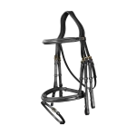 Ogłowie munsztukowe z nachrapnikiem angielskim Dy'on D Collection DYLAAA