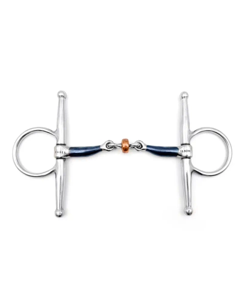 Wędzidło z wąsami FAGER Julia Sweet Iron - podwójnie łamane