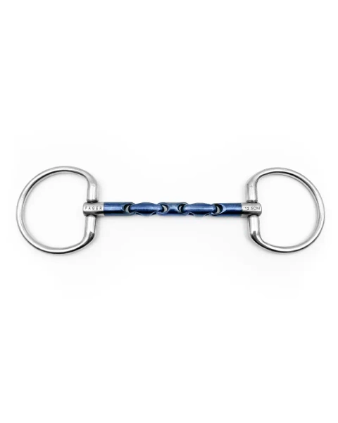 Wędzidło oliwkowe FAGER Walter Sweet Iron - podwójnie łamane