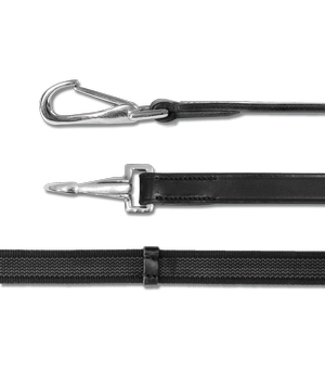 Wodze ogumowane z karabińczykami Waldhausen X-Line Non Slip