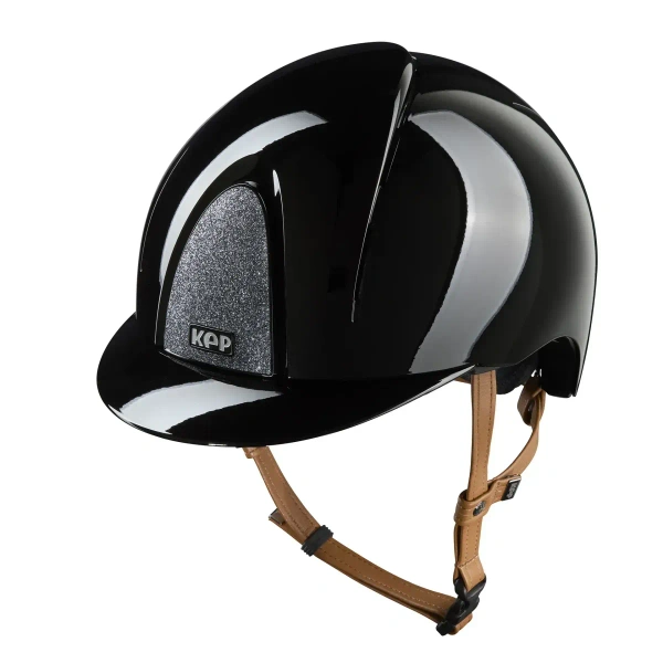 Kask jeździecki KEP Italia Smart Nova Polish Black/Beige Star Silver