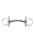 Wędzidło zwykłe z krótkimi wąsami FAGER Greta Titanium - pojedynczo łamane