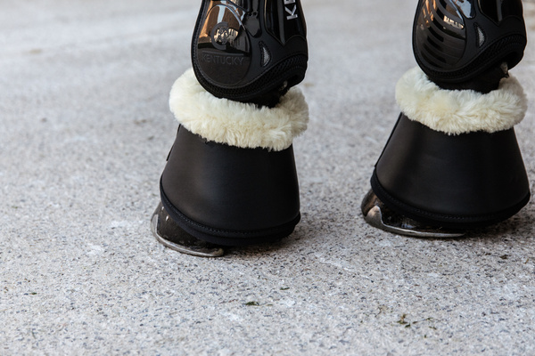 Kaloszki z futrem Kentucky Horsewear Sheepskin Leather