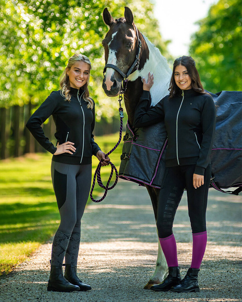 Podkolanówki jeździeckie QHP Kniekous Week - 7 sztuk