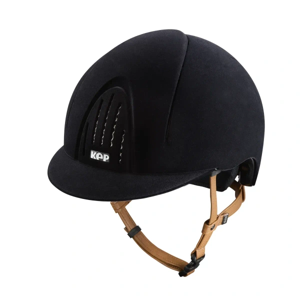 Kask jeździecki KEP Italia Smart Nova Black/Beige Velvet