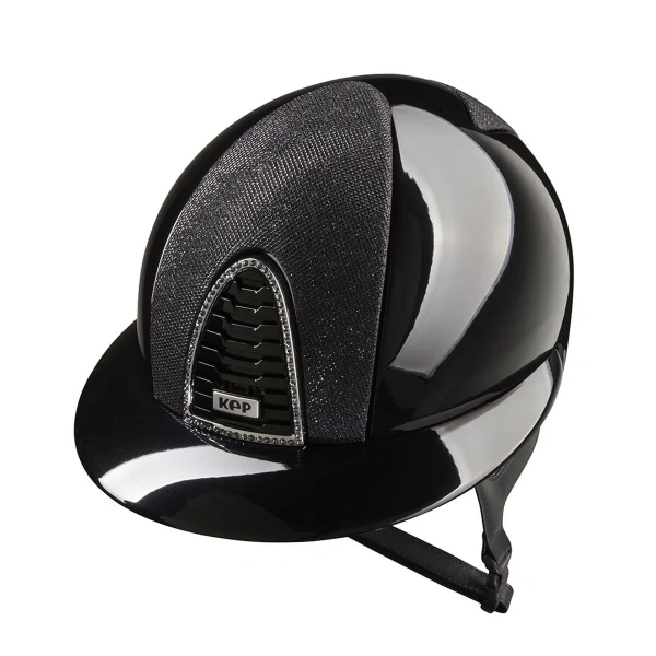 Kask jeździecki z szerokim daszkiem KEP Italia Cromo 2.0 Polish Luminor