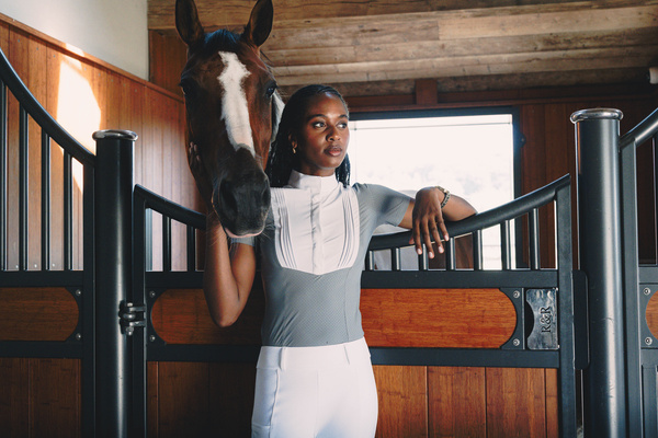 Damska koszula konkursowa z krótkim rękawem Kentucky Ridingwear Heritage Air