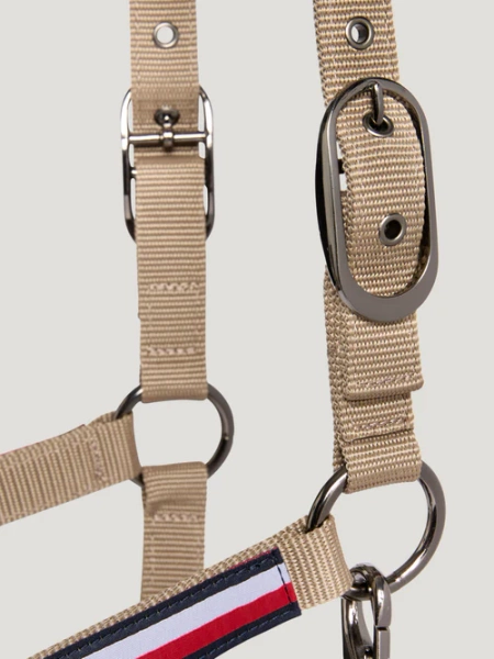 Kantar z uwiązem TOMMY HILFIGER EQUESTRIAN Yale Taupe