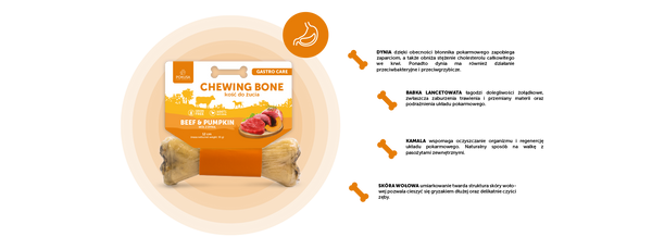 Kość do żucia dla psa Pokusa Chewing Bone GASTRO CARE