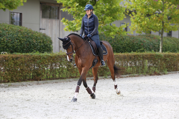 Ochraniacze ujeżdżeniowe z futrem Kentucky Horsewear Turnout Boots Leather - przody