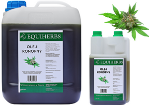 Olej konopny dla koni Equiherbs