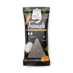 Trójkąt do żucia dla psa Syta Micha - jeleń z kokosem i liśćmi czarnej porzeczki