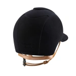 Kask jeździecki z szerokim daszkiem KEP Italia Cromo 2.0 Black/Beige Velvet