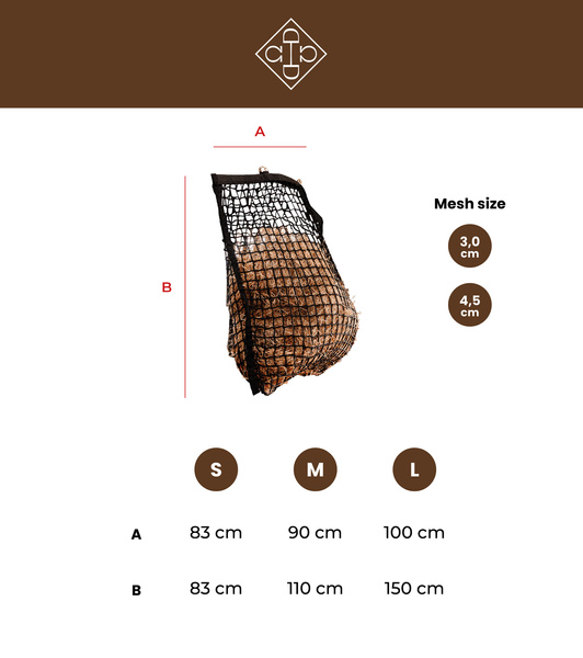 Siatka na siano z drobnymi oczkami Grooming Deluxe Haynet Easy Fill