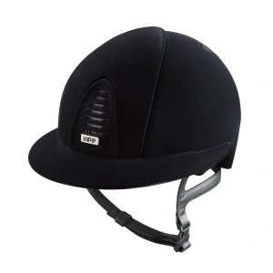 Kask jeździecki z szerokim daszkiem KEP Italia Cromo 2.0 Black Velvet