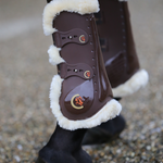 Ochraniacze przednie z futrem Kentucky Horsewear Sheepskin Elastic