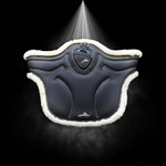 Popręg z fartuchem i futrem eQuick ES jumping Stud Girth Fluffy