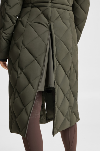 Długi płaszcz jeździecki B/Vertigo Gem Waxy Padded