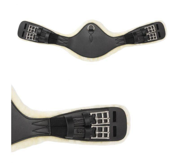 Popręg ujeżdżeniowy z futrem Kavalkade Casper Faux Fur