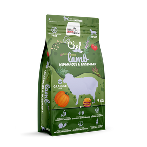 Sucha karma dla psa Syta Micha - Jagnięcina, szparagi i rozmaryn 9kg