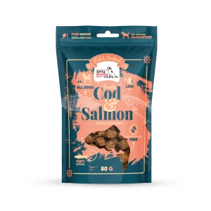 Przysmaki z dorszem i łososiem dla psa Syta Micha Fish & Seafood