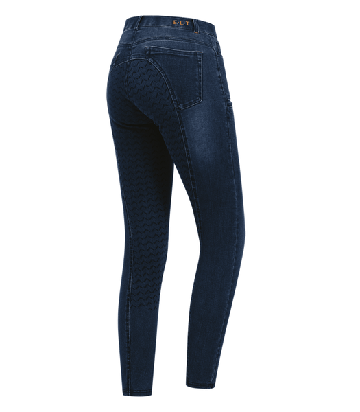 Bryczesy damskie z pełnym lejem silikonowym ELT Luna Jeans