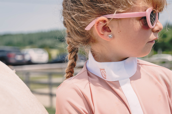 Dziewczęca koszula konkursowa z krótkim rękawem Kentucky Ridingwear Tokyo
