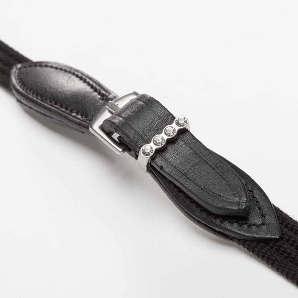 Wodze parciane ze stoperami Kavalkade Glamour