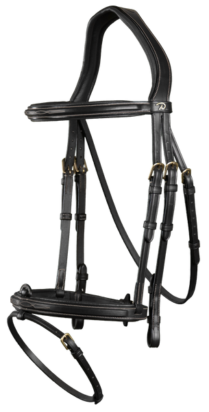 Ogłowie z nachrapnikiem kombinowanym Dy'on D Collection DYAAAA