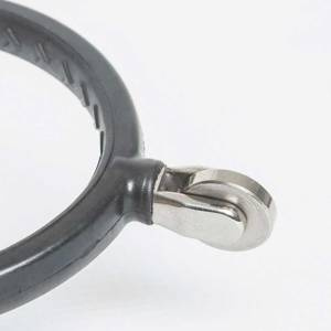 Ostrogi męskie z kółkiem pionowym 4mm Metalab