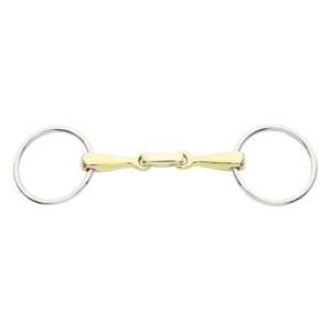 Wędzidło zwykłe Kavalkade KavalBits Look Up - podwójnie łamane, grubość 14,5 mm