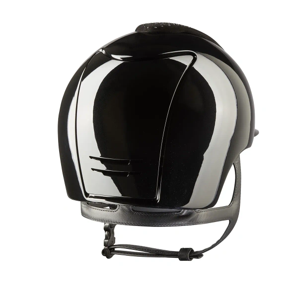 Kask jeździecki z szerokim daszkiem KEP Italia Cromo 2.0 Polish Nebula Silver