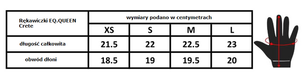 Rękawiczki EQ.QUEEN Crete