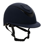 Kask jeździecki z szerokim daszkiem Equestro Embossed logo