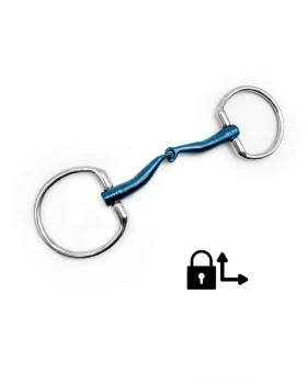 Wędzidło oliwkowe FAGER Fanny Titanium - pojedynczo łamane