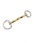 Wędzidło oliwkowe FAGER Celice Sweet Gold Bradoon - podwójnie łamane