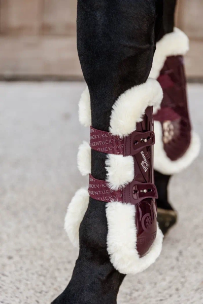 Ochraniacze przednie z futrem Kentucky Horsewear Bamboo Elastic