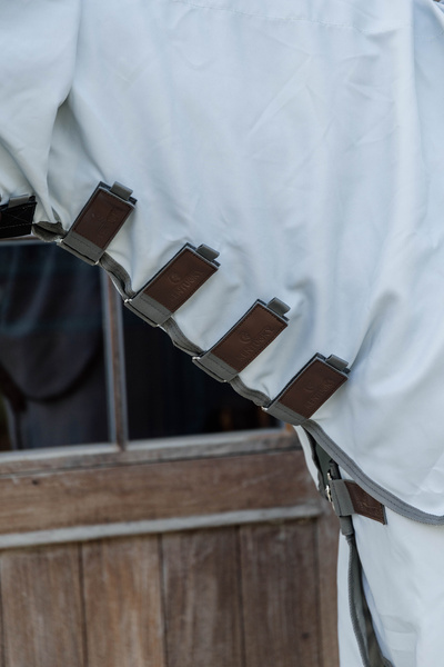 Derka siatkowa przeciw owadom z kapturem dla koni z egzemą Kentucky Horsewear Eczema Rug