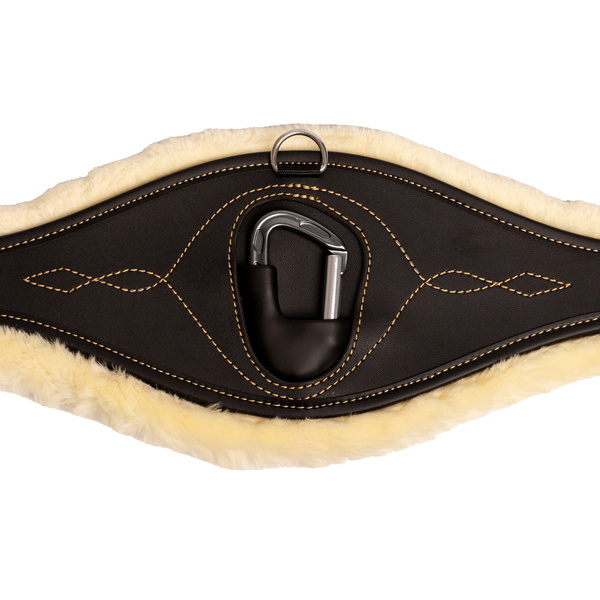 Popręg anatomiczny z futrem Kentucky Horsewear Sheepskin Anatomic Girth