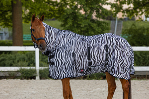 Derka siatkowa przeciw owadom z kapturem i osłoną brzucha START Zebra